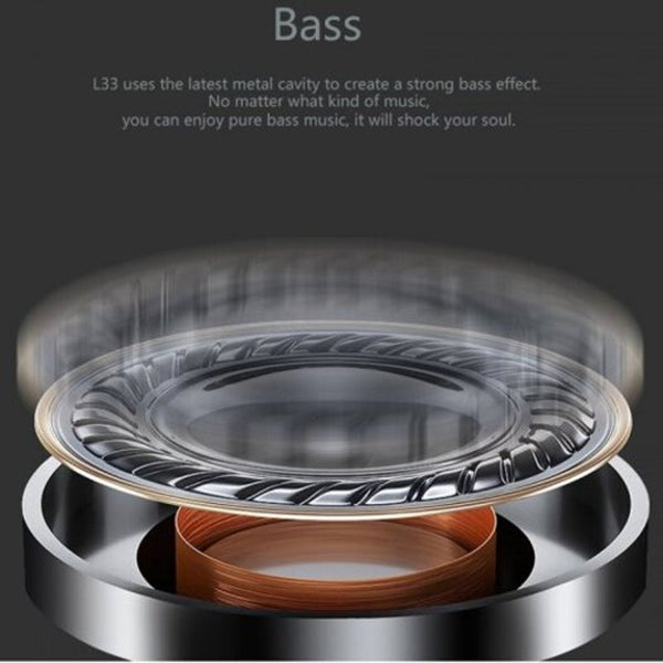 L33 Bluetooth Wireless Earphones Audifonos Magnetic Switchin Headset Black Headsets