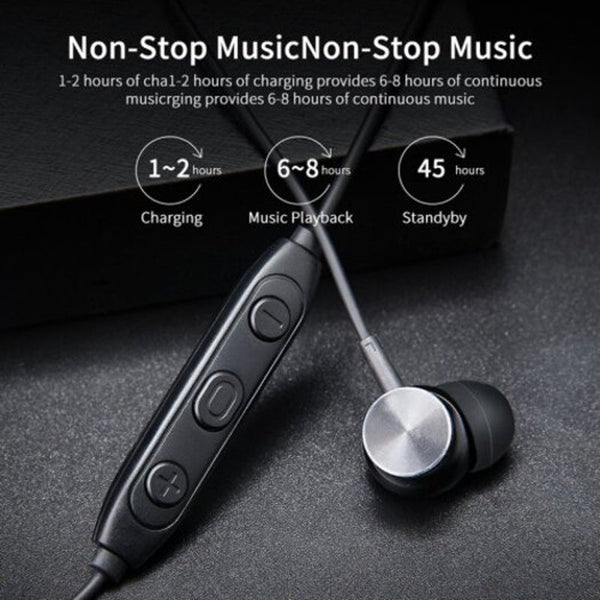 L33 Bluetooth Wireless Earphones Audifonos Magnetic Switchin Headset Black Headsets