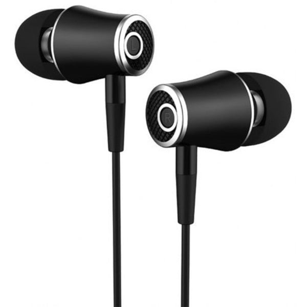 R21 Sport Bass Stereo Headphone Black Wired Earphones
