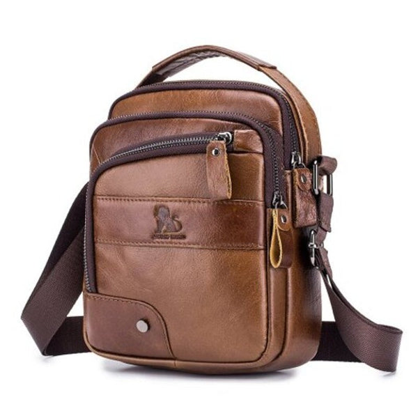 Men's Fashion Small Crossbody Bag Brown Bags