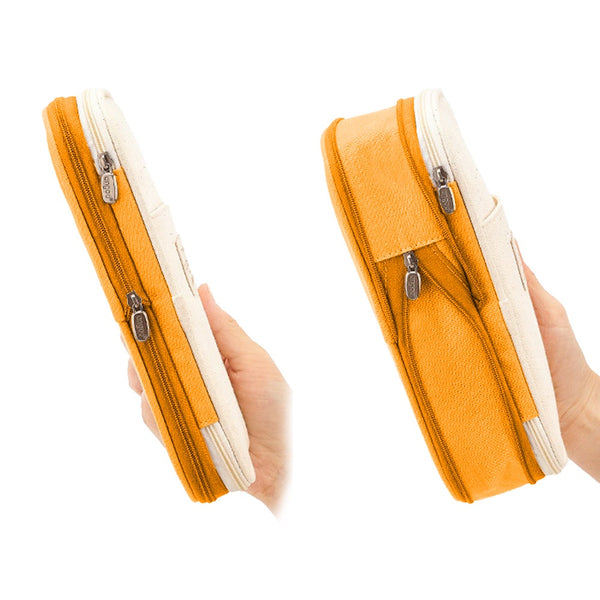 Pencil Cases Large Capacity Pencil Case Pouch Storage Bag Double Zipper Design Expandable