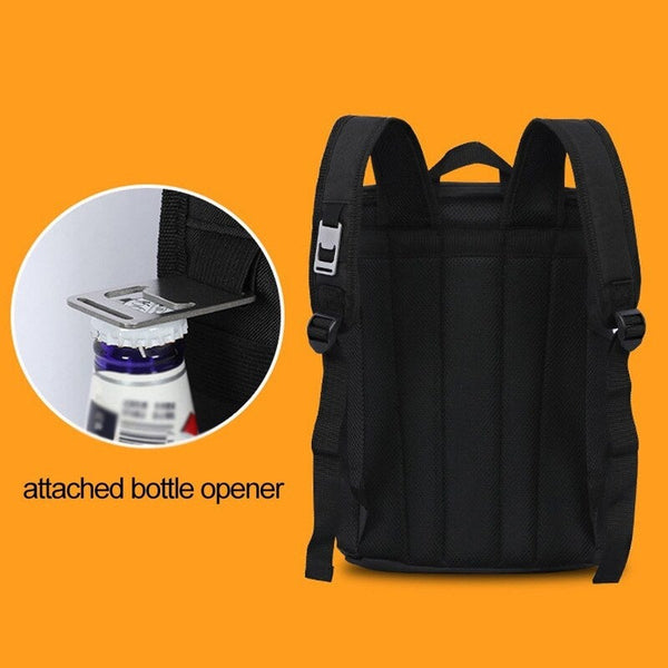 Large Capacity Picnic Bag Black Lunchboxes & Bags