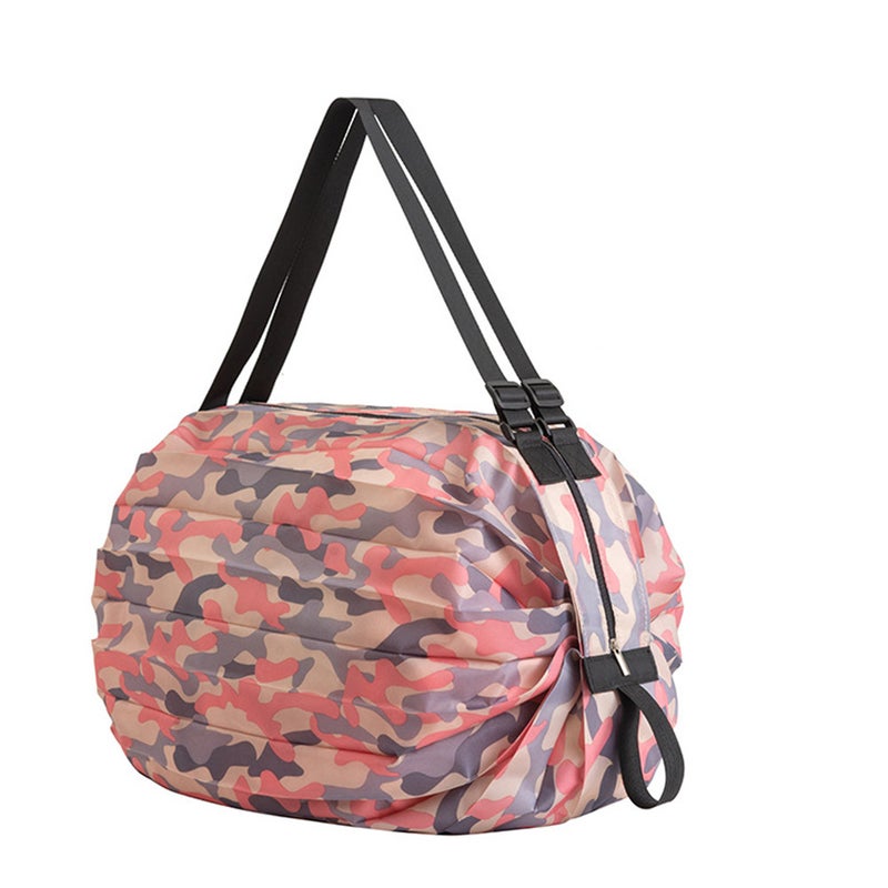 Reusable Shopping Bags Large Capacity Thickening Nylon Tote Eco Reusable Polyester Portable Shoulder Women's Handbags Folding Shopping Bag