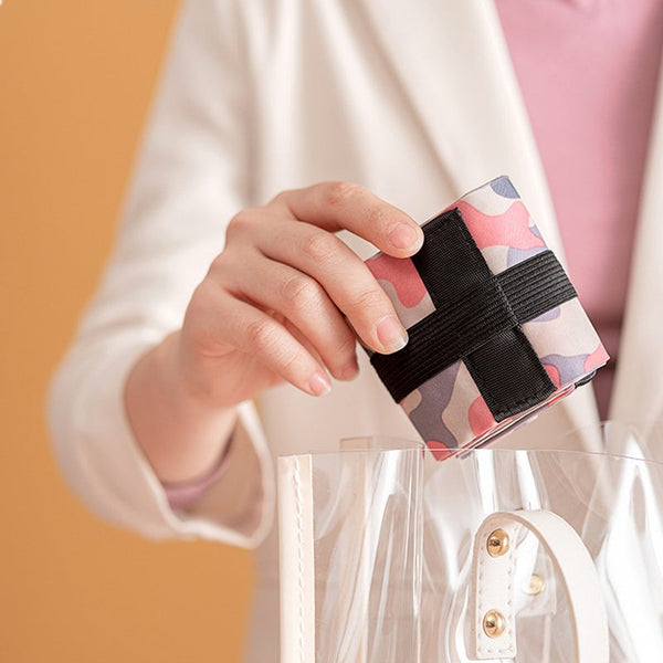 Reusable Shopping Bags Large Capacity Thickening Nylon Tote Eco Reusable Polyester Portable Shoulder Women's Handbags Folding Shopping Bag