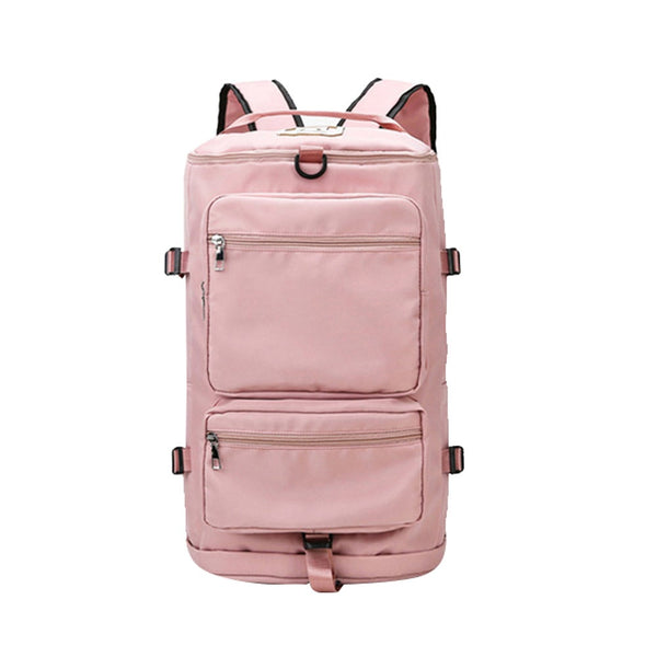 Large Capacity Travel Backpack Sport Gym Bag With Shoe Compartment Sports Gym Bags