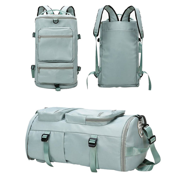 Large Capacity Travel Backpack Sport Gym Bag With Shoe Compartment Sports Gym Bags