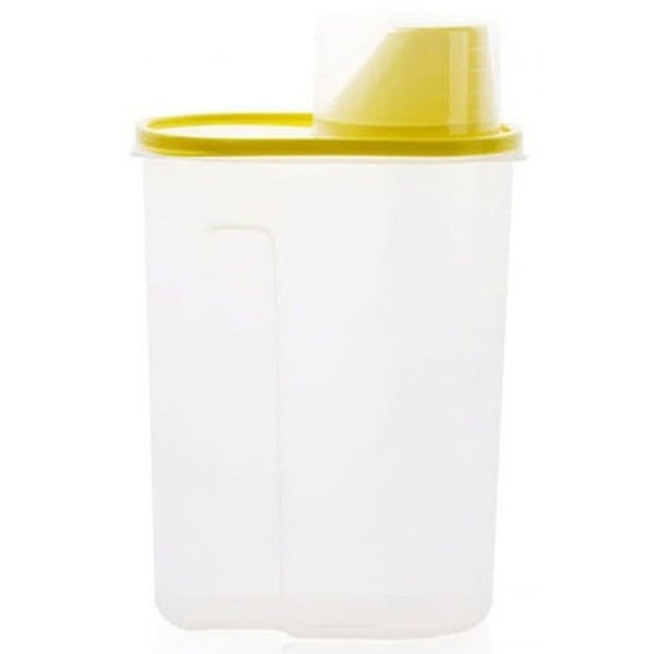 Large Covered Sealed Grain Storage Tank Yellow