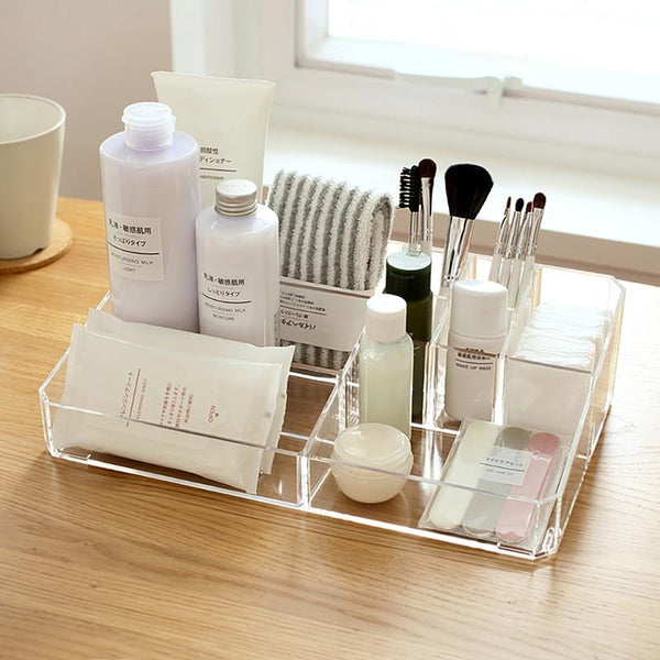 Acrylic Storage Tray Bathroom Organisation Makeup Makeup Bags & Cases