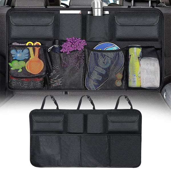 Large Organiser Hanging Pouch Bag Car Seat Back Suv Hatchback Trunk Boot Storage Car Organisers