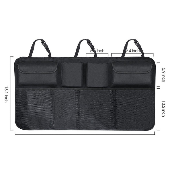 Large Organiser Hanging Pouch Bag Car Seat Back Suv Hatchback Trunk Boot Storage Car Organisers