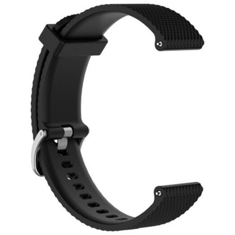 Large Size Soft Silicone Replacement Watch Band For Garmin Vivoactive 3 Black Watch Bands