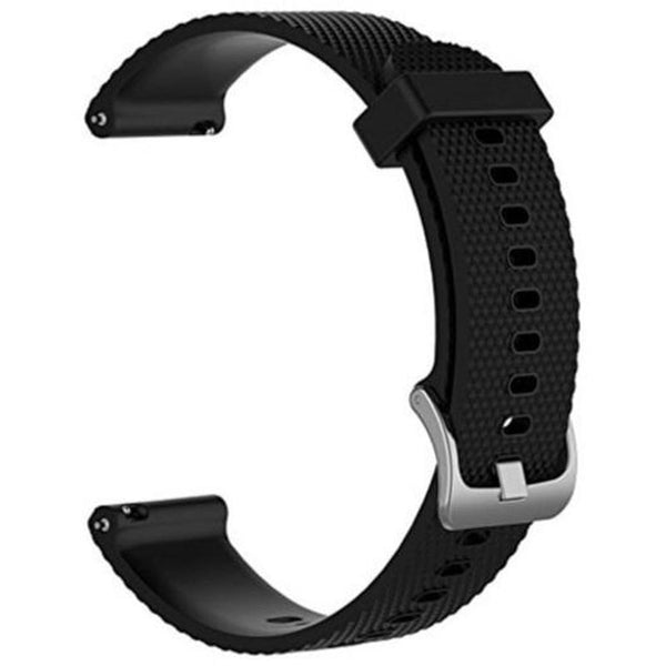 Large Size Soft Silicone Replacement Watch Band For Garmin Vivoactive 3 Black