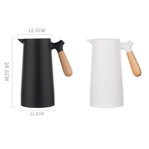Large Capacity 1L Nordic Handle Insulated Thermos Jugs & Pitchers