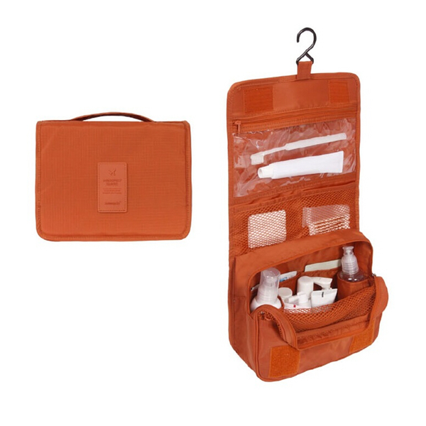 Large Capacity Bathroom Cosmetic Storage Bag With Hanging Hook For Travel Makeup Bags & Cases