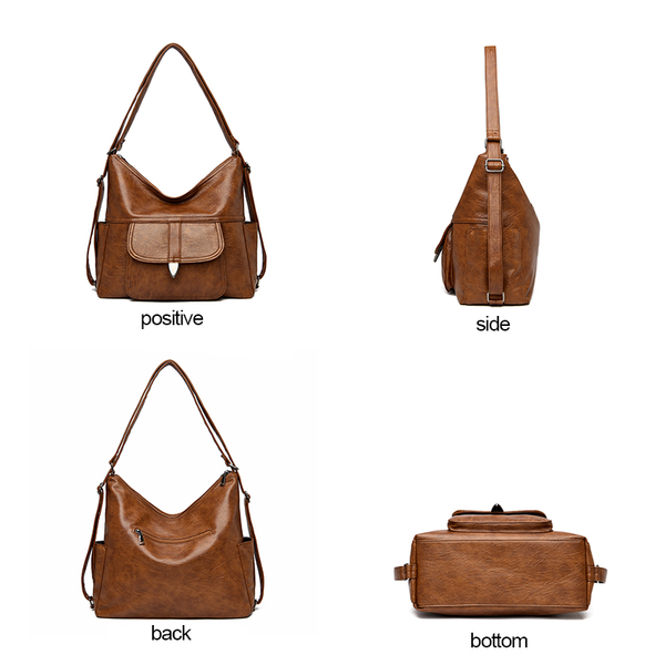 Large Capacity Pu Leather Shoulder Crossbody Bags For Women High Quality Purses Handbags Luxury Designer Shopper Women's Bags & Handbags