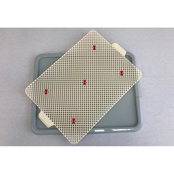 Large Dog Potty Training Tray Pet Puppy Toilet Trays Loo Pad Mat Blue Puppy Training Pads