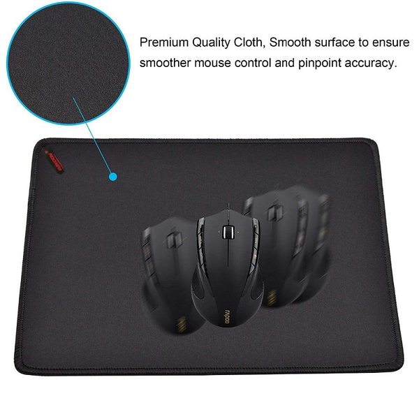 Large Size Black Gaming Mouse Pad Anti Slip Natural Rubber Pc Computer Gamer Desk Mat Mouse Pads & Wrist Rests