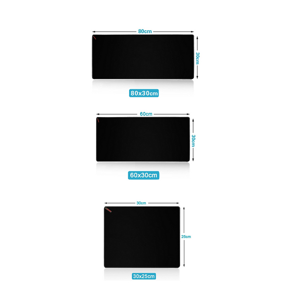 Large Size Black Gaming Mouse Pad Anti Slip Natural Rubber Pc Computer Gamer Desk Mat Mouse Pads & Wrist Rests
