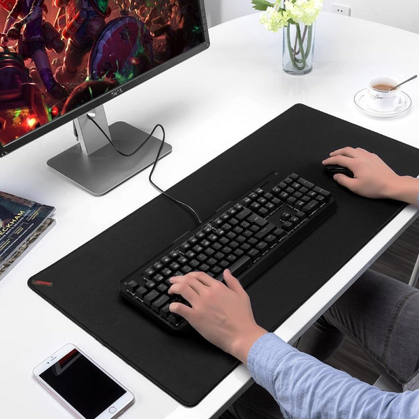 Large Size Black Gaming Mouse Pad Anti Slip Natural Rubber Pc Computer Gamer Desk Mat Mouse Pads & Wrist Rests