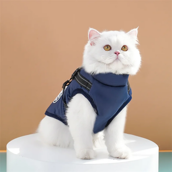 Large Pet Dog Jacket Harness Winter Warm Clothes Labrador Chihuahua Bulldog Dog Clothing & Shoes