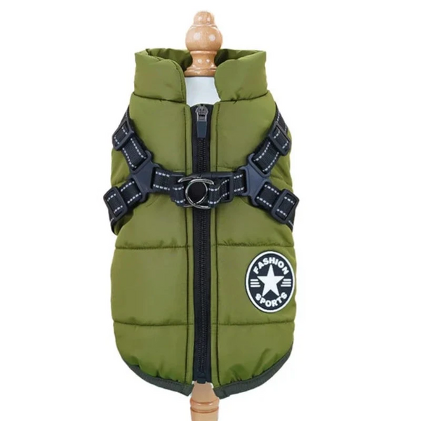 Large Pet Dog Jacket Harness Winter Warm Clothes Labrador Chihuahua Bulldog Dog Clothing & Shoes