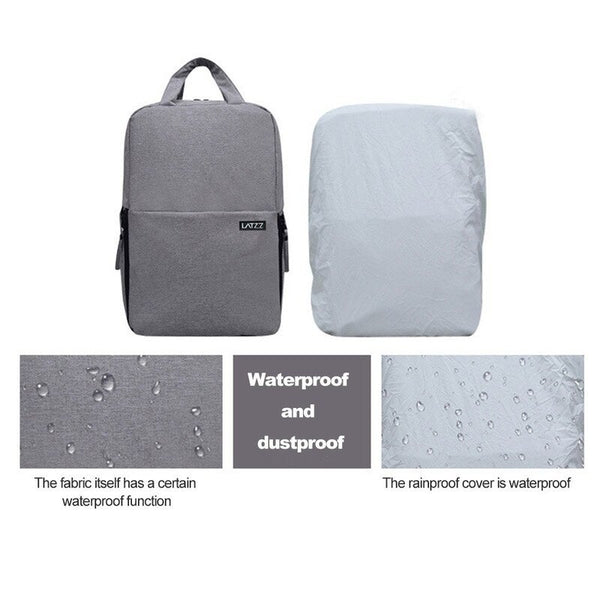 Outdoor Portable Waterproof Scratch Proof Dual Shoulders Backpack Wine Red