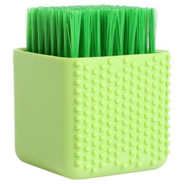 Laundry Silicone Cleaning Brush Soft Scrubbing Multi Use For Underwear Shoes Clothes Red