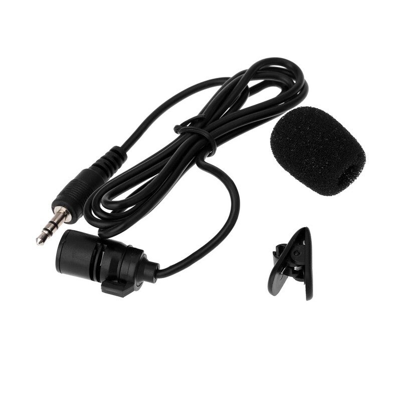 Lavalier Clip Metal Stereo Microphone 3.5Mm With Collar For Lound Computer Pc Laptop Microphones