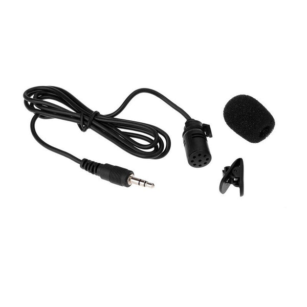 Lavalier Clip Metal Stereo Microphone 3.5Mm With Collar For Lound Computer Pc Laptop Microphones