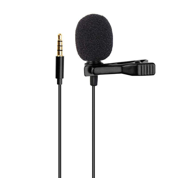 Microphones Lavalier Is Suitable For Bloggers Lapel Clip Type Omnidirectional Capacitor Iphone Ipad Samsung Android Windows Smartphone