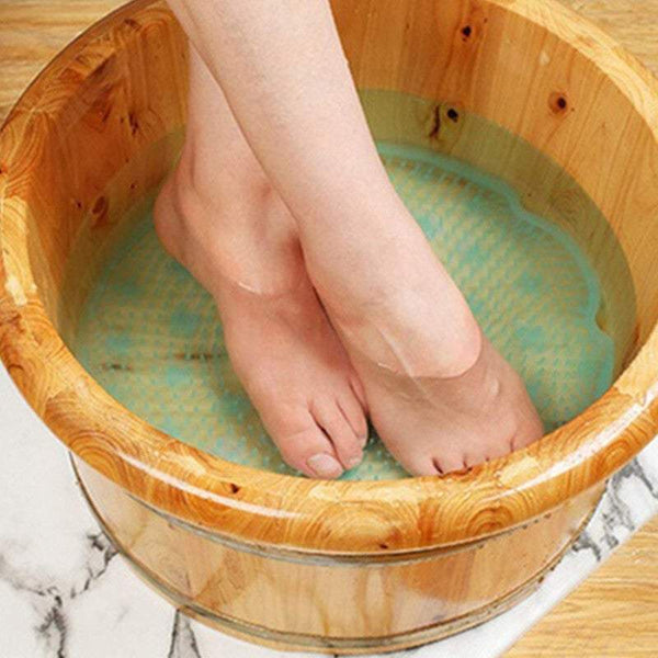 Foot Care Lazy Bath Massage Pad Silicone Bathroom Shower Non Slip Scrubber Clean Mat