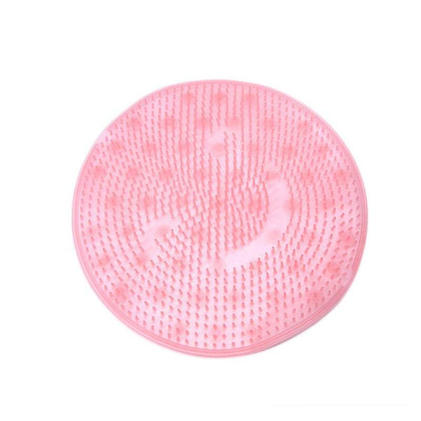 Foot Care Lazy Bath Massage Pad Silicone Bathroom Shower Non Slip Scrubber Clean Mat Bath Mats Rugs & Toilet Covers
