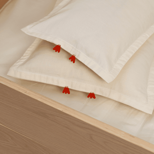 Lazy Goose Little One Cotton Pillow Case Cot Pillows