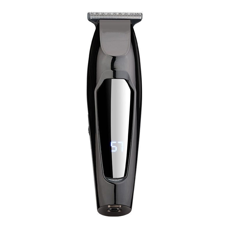 Lcd Digital Display Rechargeable Hair Clipper Retro Electric Salon Clippers & Trimmers