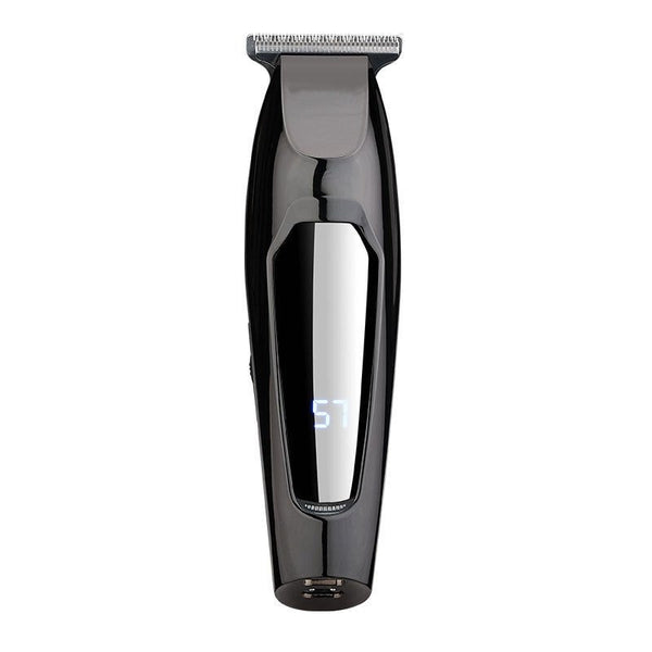 Lcd Digital Display Rechargeable Hair Clipper Retro Electric Salon Clippers & Trimmers