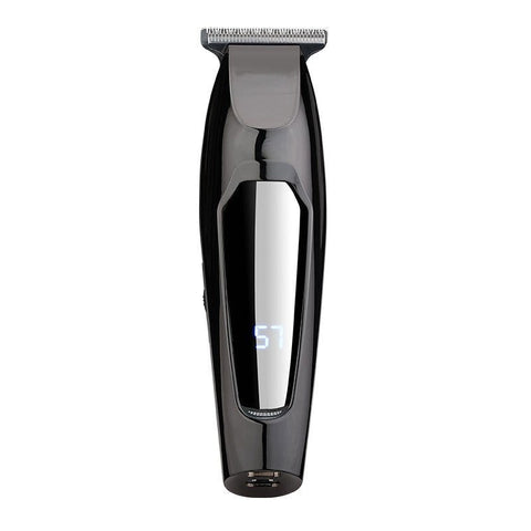 Lcd Digital Display Rechargeable Hair Clipper Retro Electric Salon Clippers & Trimmers