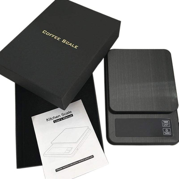 Black Digital Lcd Kitchen Scales