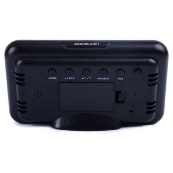 Lcd Digital Weather Station Clock Black Weather Stations