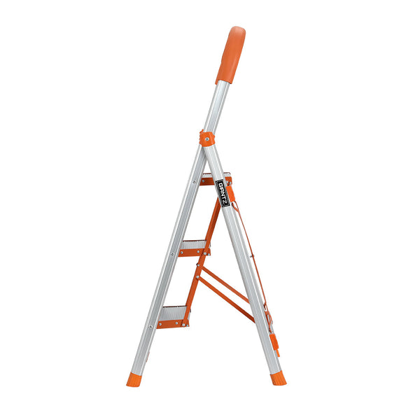 Giantz 3 Step Ladder Multi Purpose Folding Aluminium Light Weight Non Slip Platform Ladders