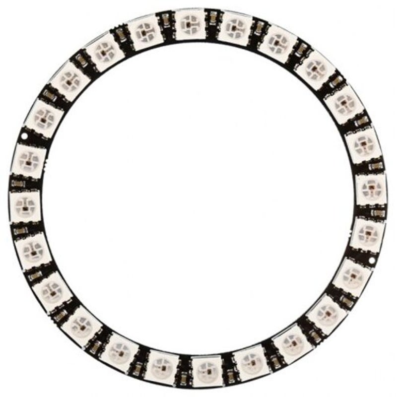 Y00024 Ws2812b 5050 Led Smart Rgb Ring Black String Lights