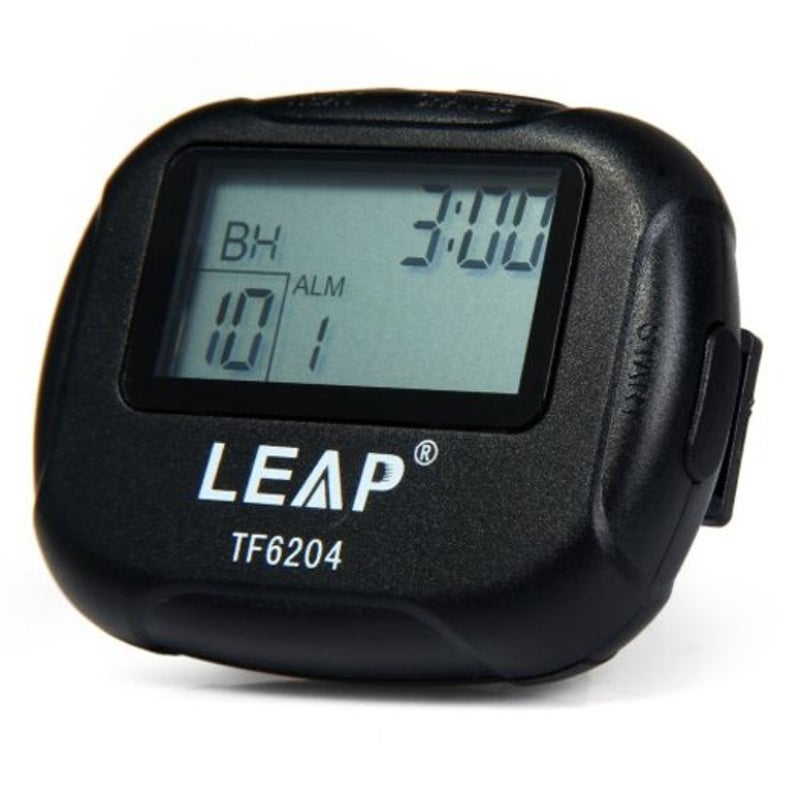 Tf6204 Interval Timer For Yoga Hiit Cardio Tabata With Lcd Black Stopwatches