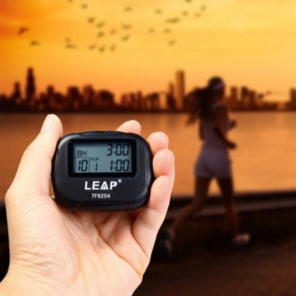 Tf6204 Interval Timer For Yoga Hiit Cardio Tabata With Lcd Black Stopwatches
