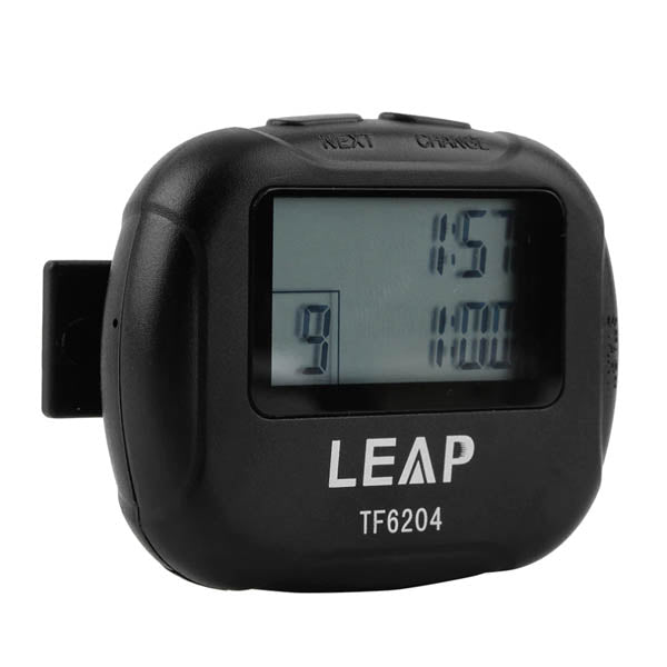 Tf6204 Interval Timer For Yoga Hiit Cardio Tabata With Lcd Black Stopwatches