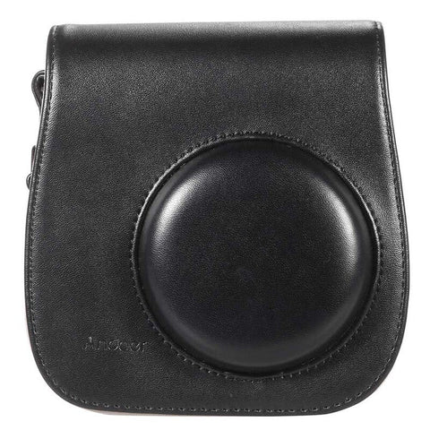 Leather Camera Case Bag Cover For Fuji Fujifilm Instax Mini8 Mini8s Single Shoulder Black Camera Cases Bags & Covers