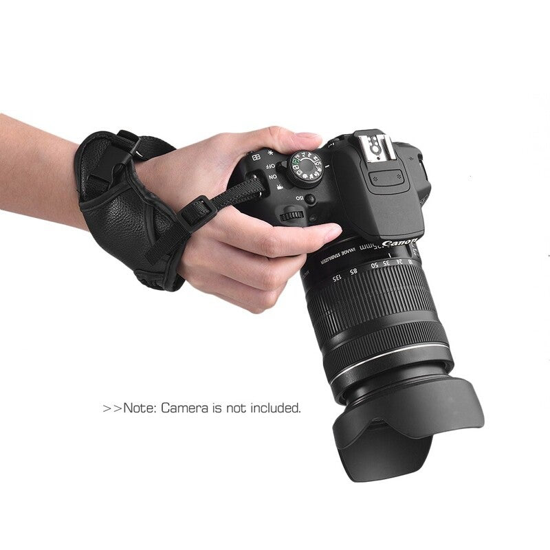 Leather Camera Padded Wrist Grip Strap Accessory For Canon Nikon Sony Pentax Fujifilm Dslr Straps & Hand Grips