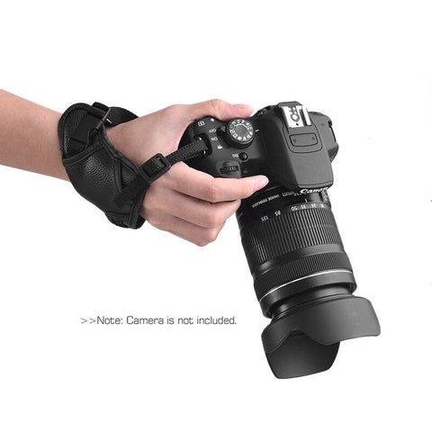 Leather Camera Padded Wrist Grip Strap Accessory For Canon Nikon Sony Pentax Fujifilm Dslr Straps & Hand Grips