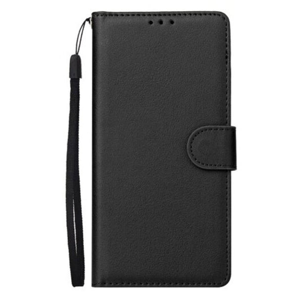 Leather Flip Wallet Phone Case For Samsung A750 / 2018 Black Cases Covers & Skins