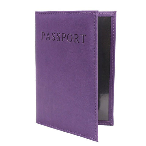 Leather Travel Passport Holder Case 1