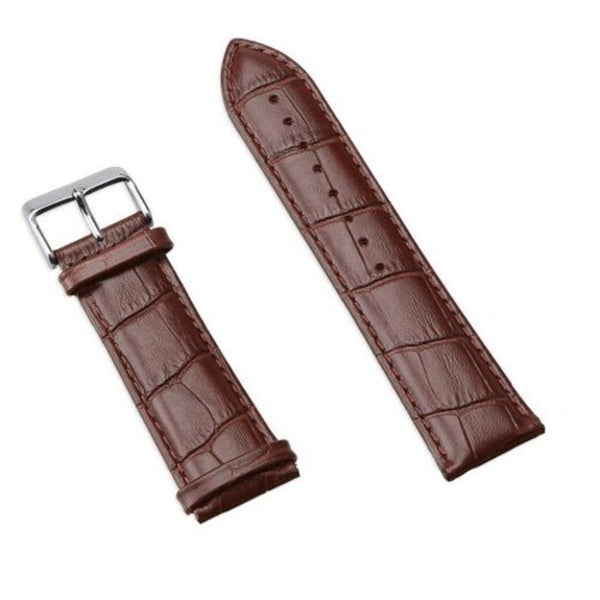 Leather Watch Band Strap For Samsung Galaxy 46Mm / S3 Frontier Classic Deep Coffee Watch Bands