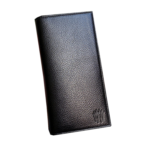 Leather Phone Wallet - Black